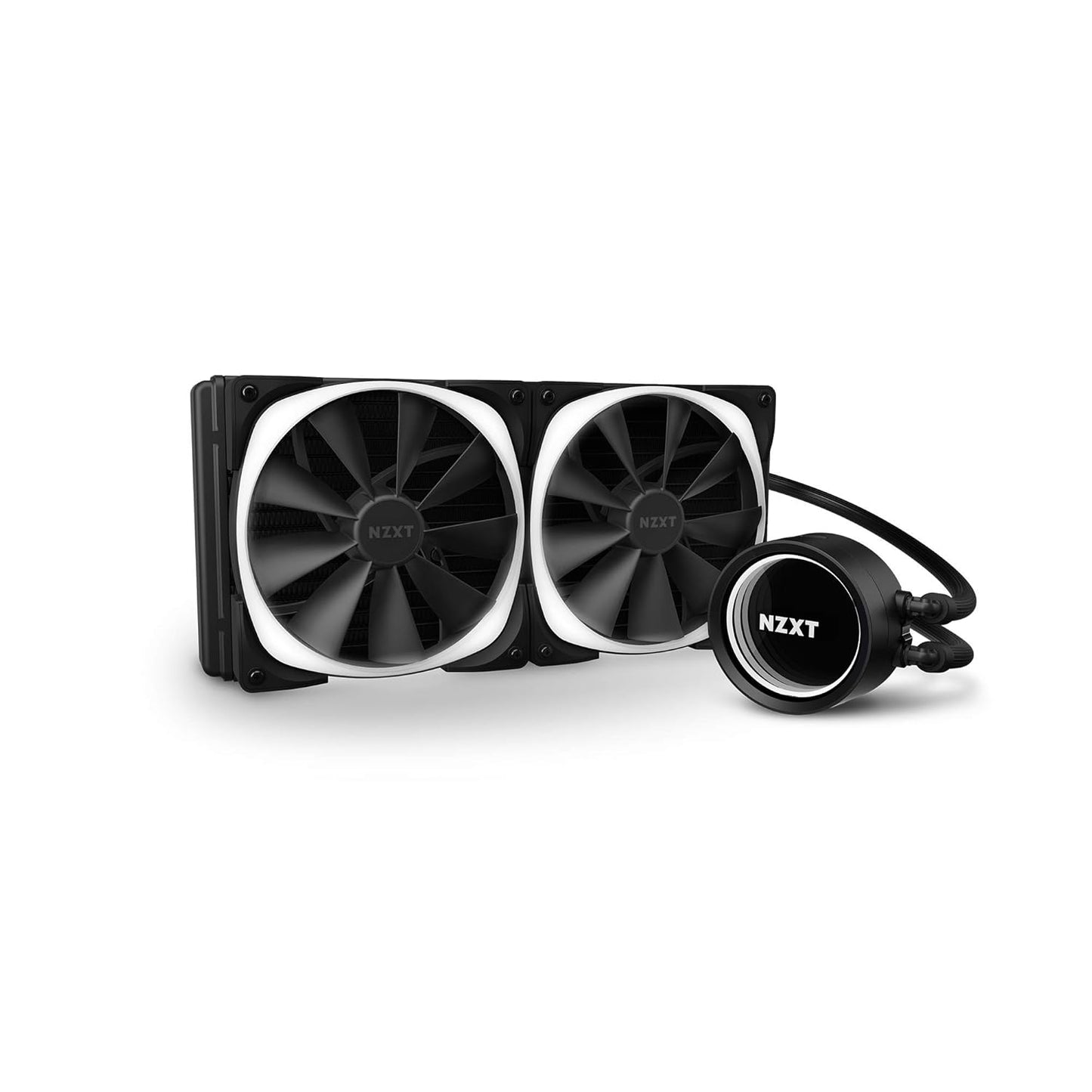 Kraken X63 RGB Black - All-In-One RGB CPU Liquid Cooler with RGB Fans - Infinity Mirror Design - Powered by CAM